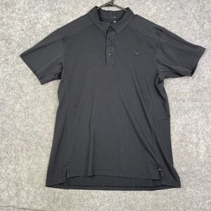 Arcteryx Captive S/S Polo Shirt Mens Large Black Outdoor Performance Gorp